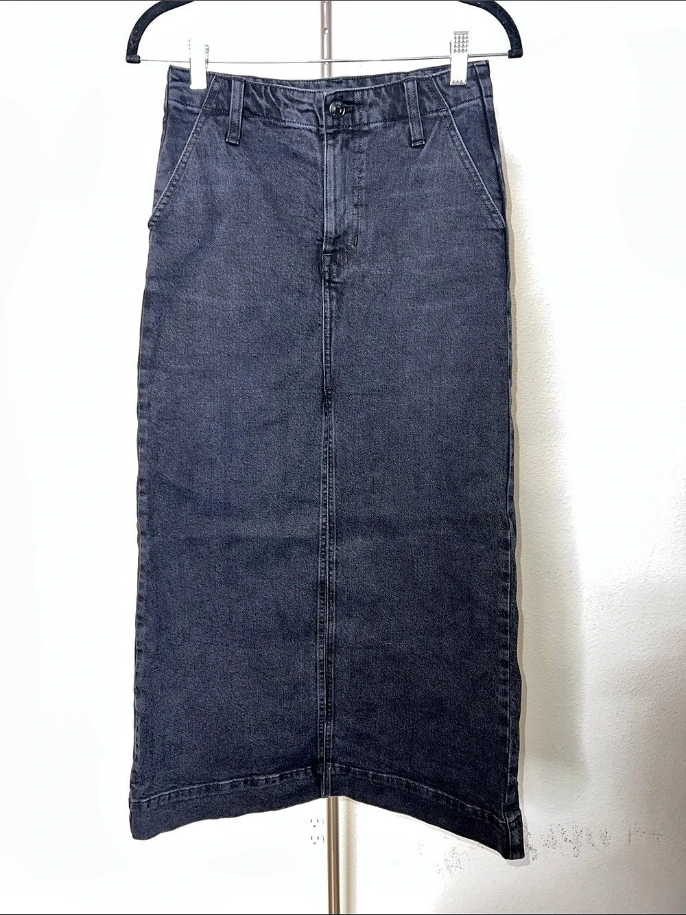 J. Crew Denim Midi Skirt